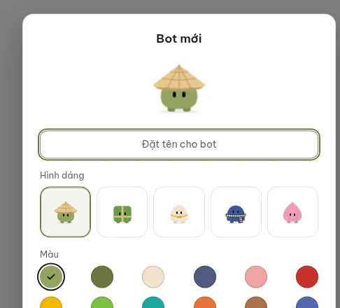 Mỗi bot một việc: ảnh chụp app VNBot